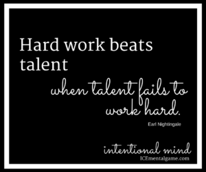 hard work beats talent when talent fails to work hard