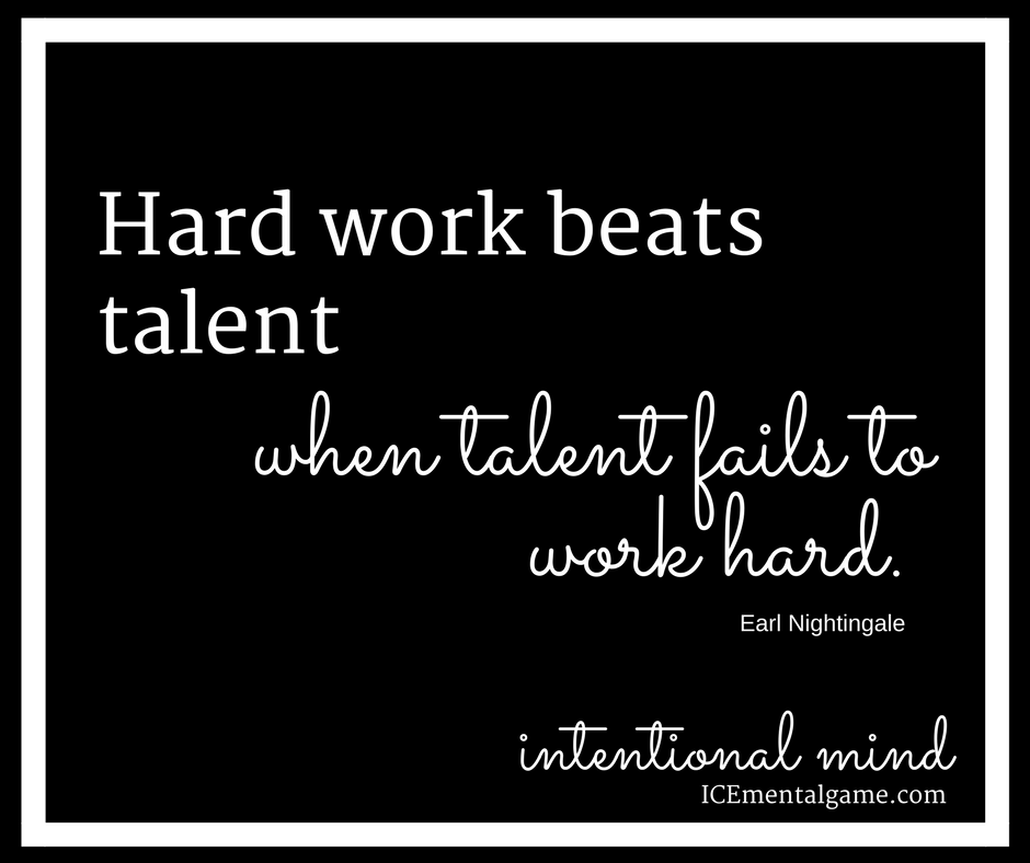 hard work beats talent quote