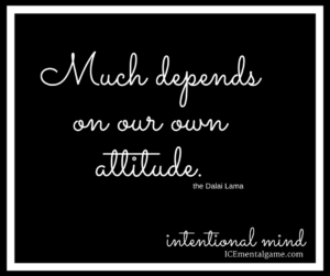 Much depends on our own attitude.