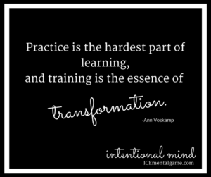 Practice is the hardest part of learning, and training is the essence of transformation.