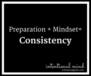 Preparation + Mindset = Consistency